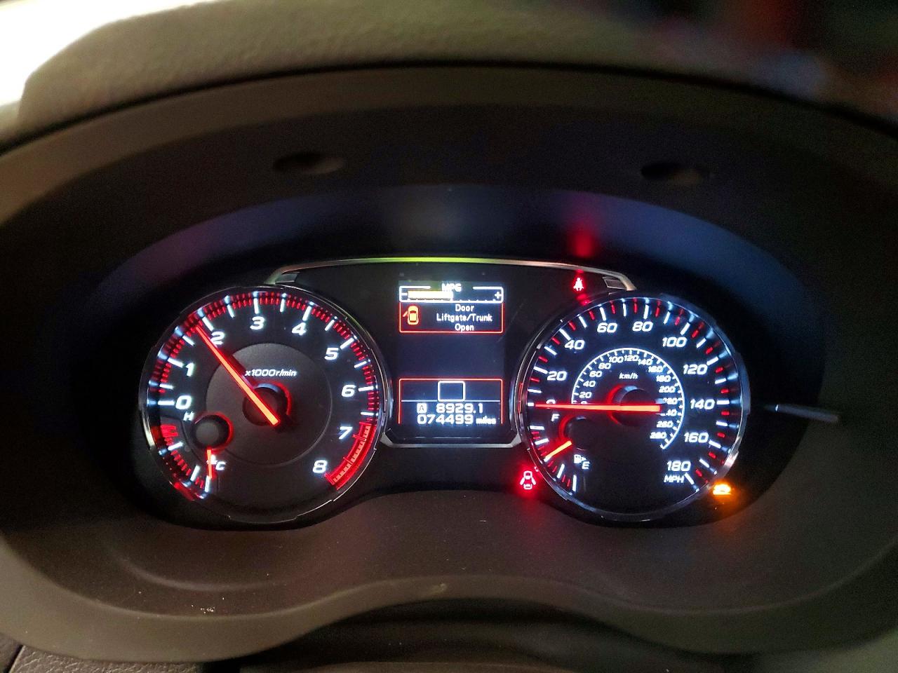2018 Subaru Wrx VIN JF1VA1C61J9816551 photo 9