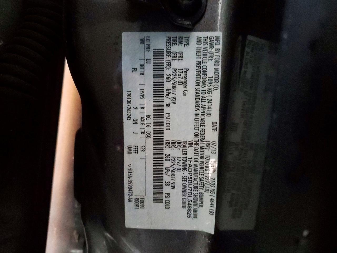 2013 Ford Cmax VIN 1FADP5BU7DL548825 photo 12