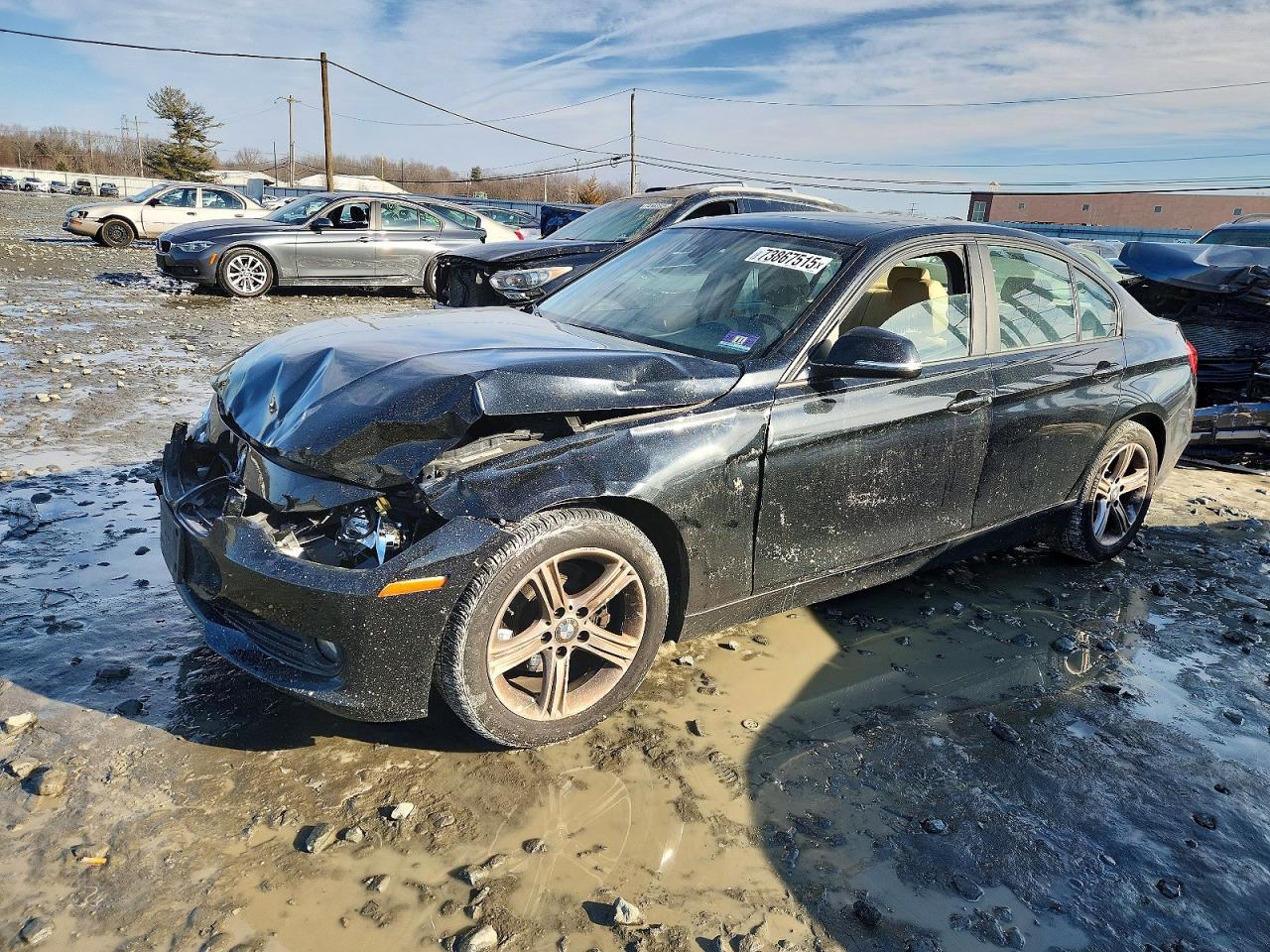 2014 BMW 3 series VIN WBA3C3C54EF984042 photo 1