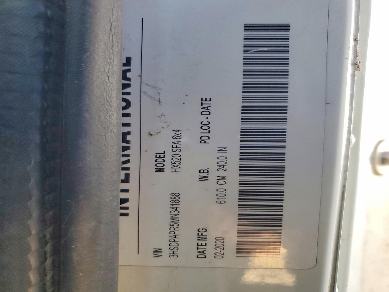 2021 International All models VIN 3HSDPAPR5MN341888 photo 10