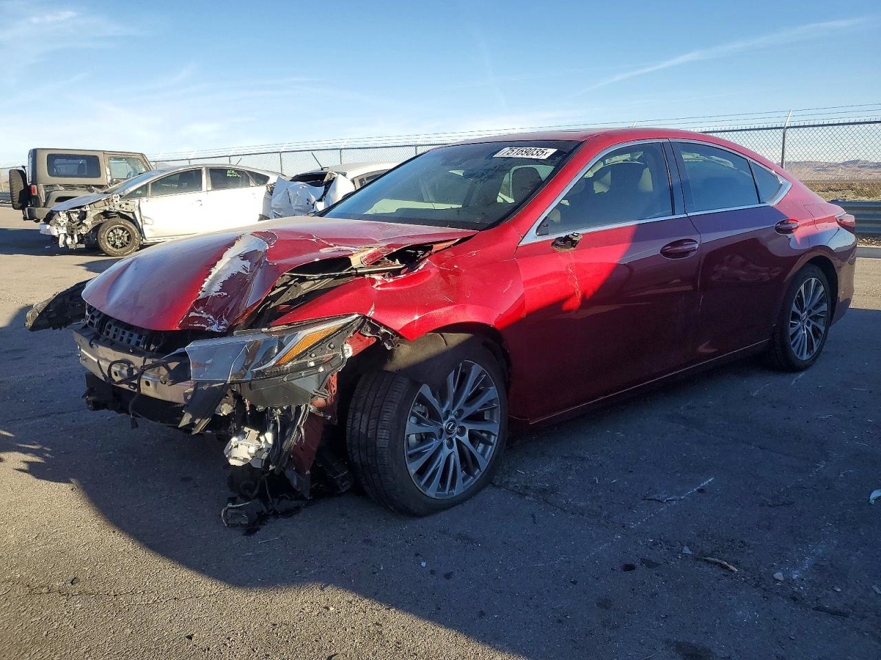 2019 Lexus ES350 VIN 58ABZ1B14KU004837 photo 1