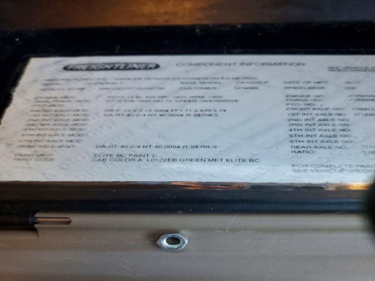 2018 FREIGHTLINER All other VIN 3AKJGLDR7JSJV0730 photo 10