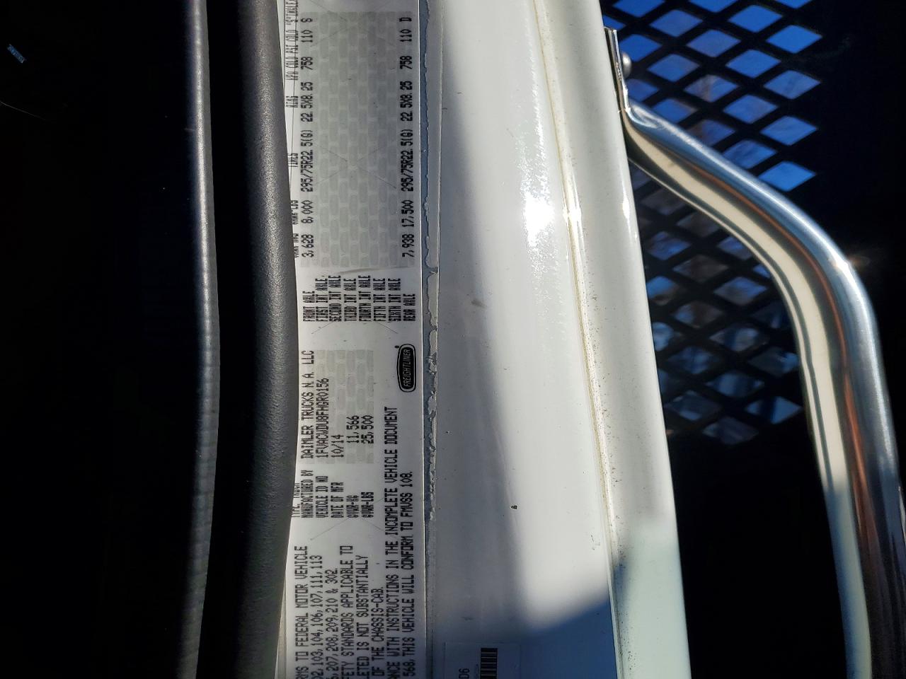 2015 FREIGHTLINER All other VIN 1FVACWDU8FHGR0156 photo 10
