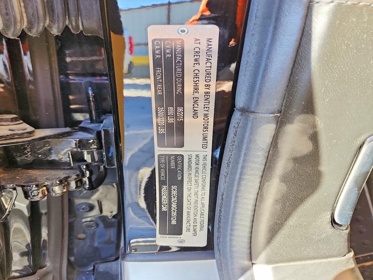 2016 BENTLY All other VIN SCBEC9ZA9GC051246 photo 10