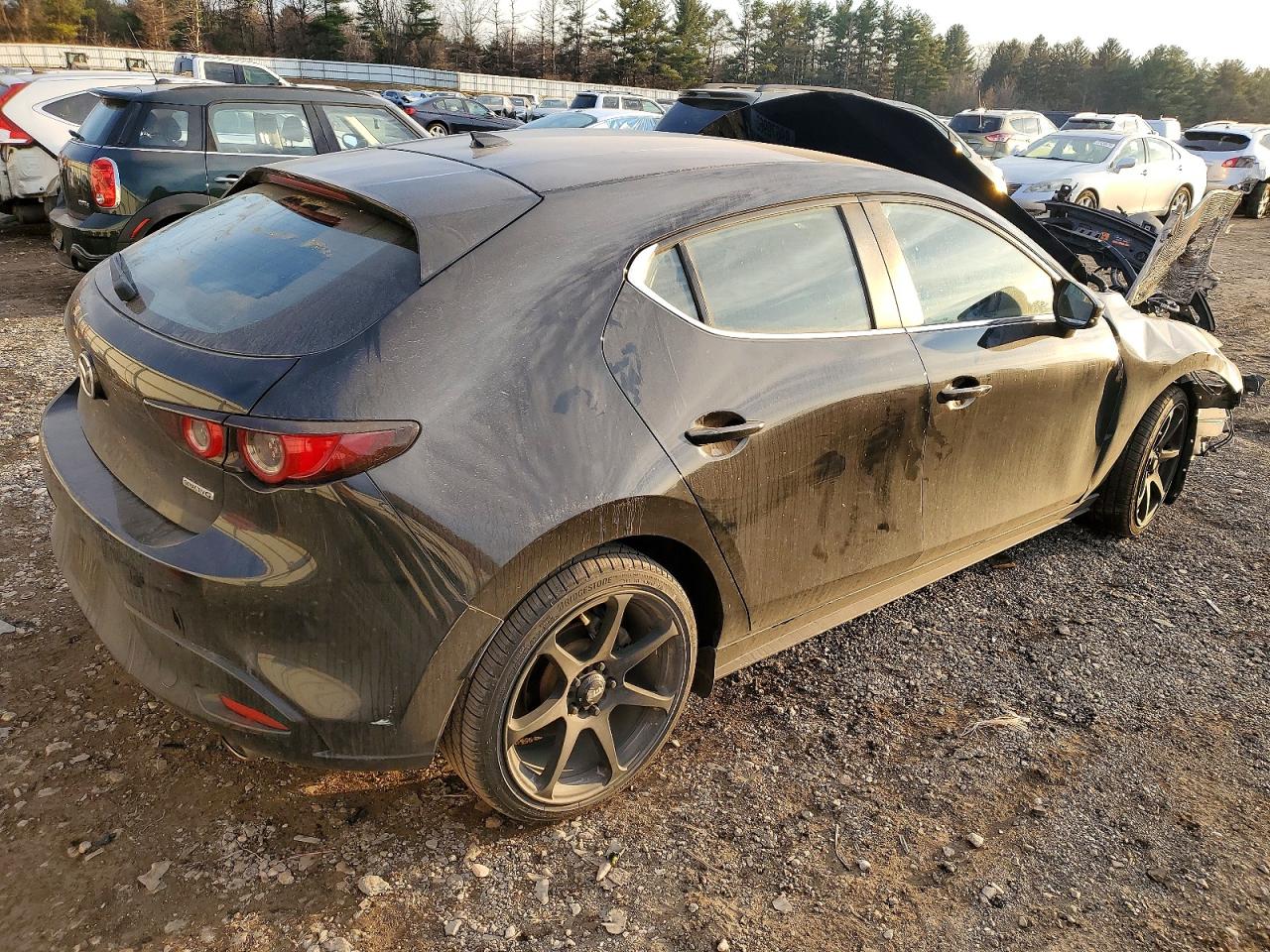 2019 Mazda 3 VIN JM1BPAMM3K1118600 photo 3
