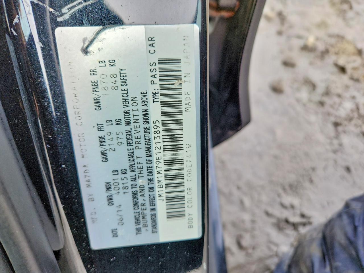 2014 Mazda 3 VIN JM1BM1M79E1213895 photo 12