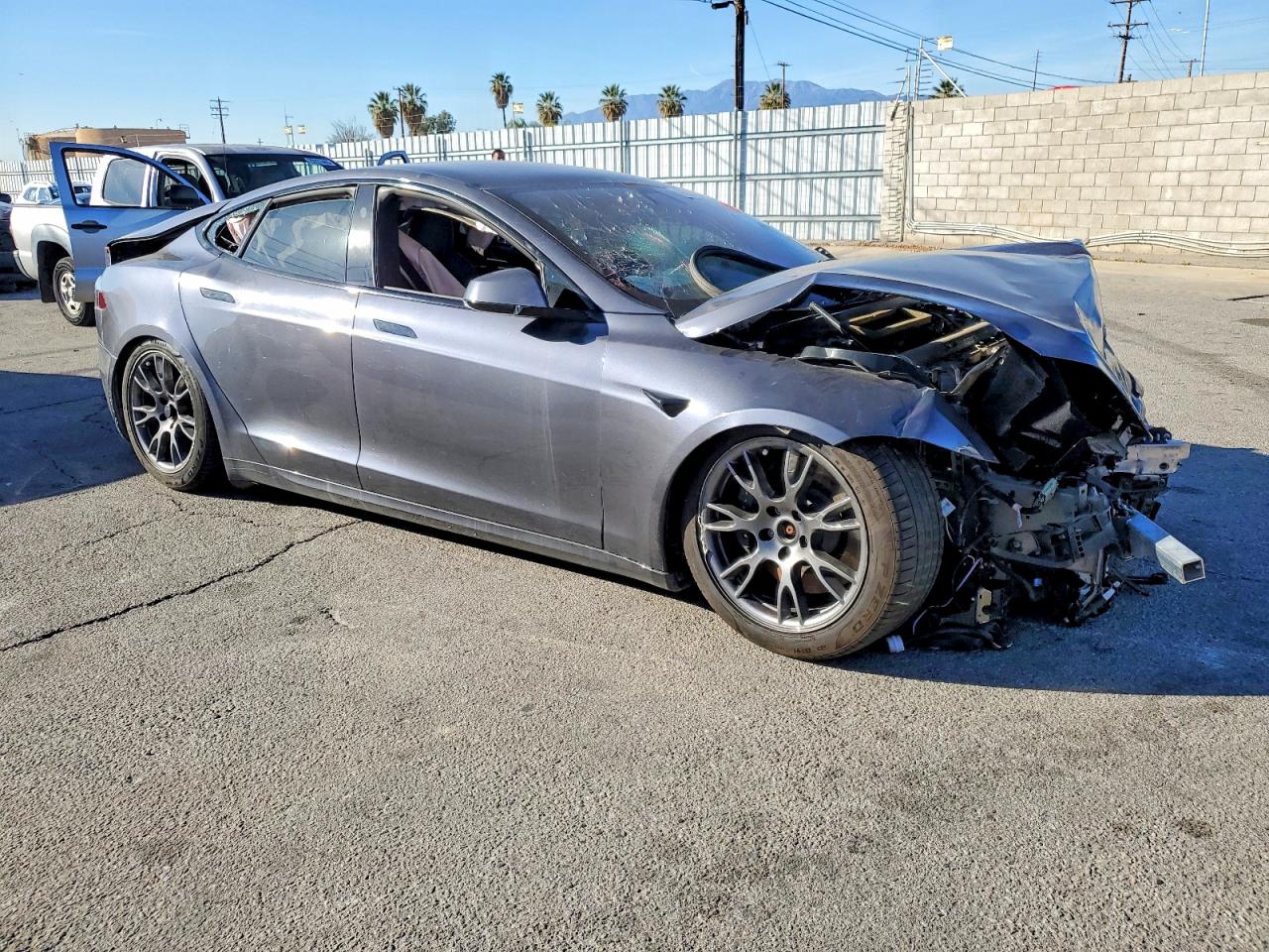 2021 Tesla Model s VIN 5YJSA1E6XMF444101 photo 4