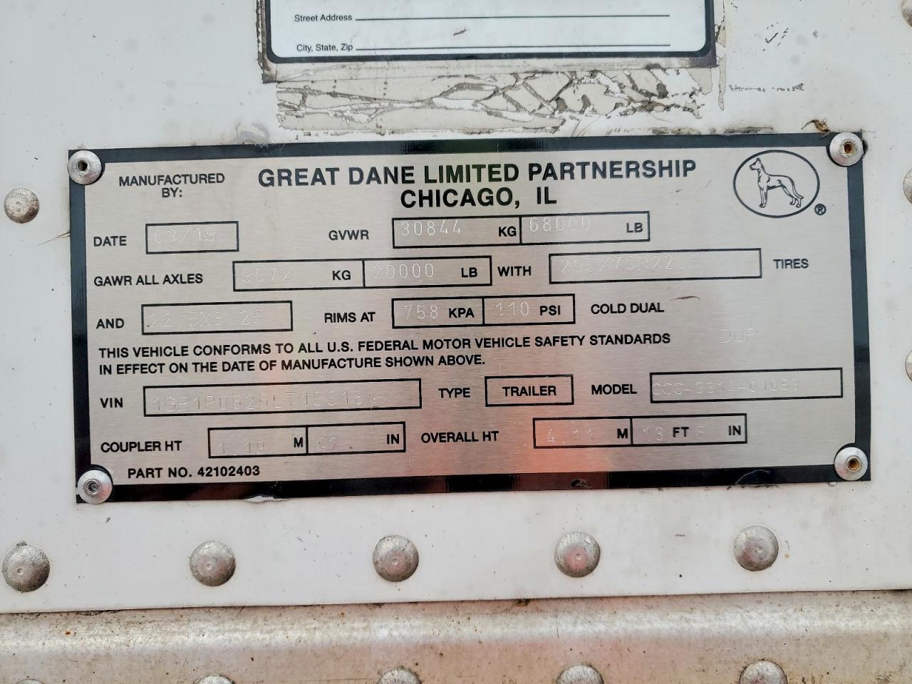 2020 GREAT Van-(dry f VIN 1GR1P0626LT155184 photo 10