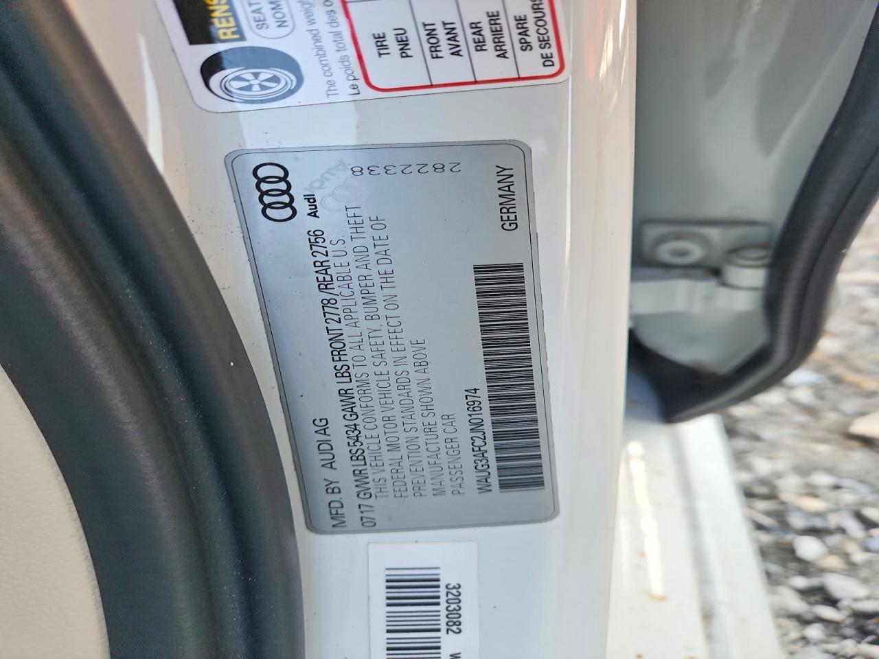 2018 Audi A6 VIN WAUG3AFC2JN016974 photo 12