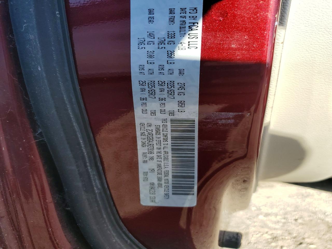 2018 Dodge Caravan VIN 2C4RDGBG4JR273108 photo 12