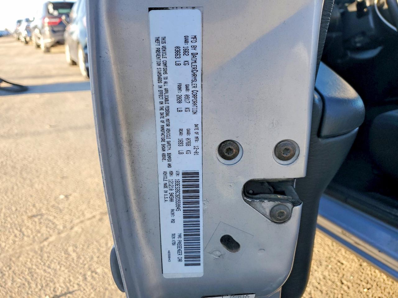 2002 DODGE Neon VIN 1B3ES26C92D559945 photo 12