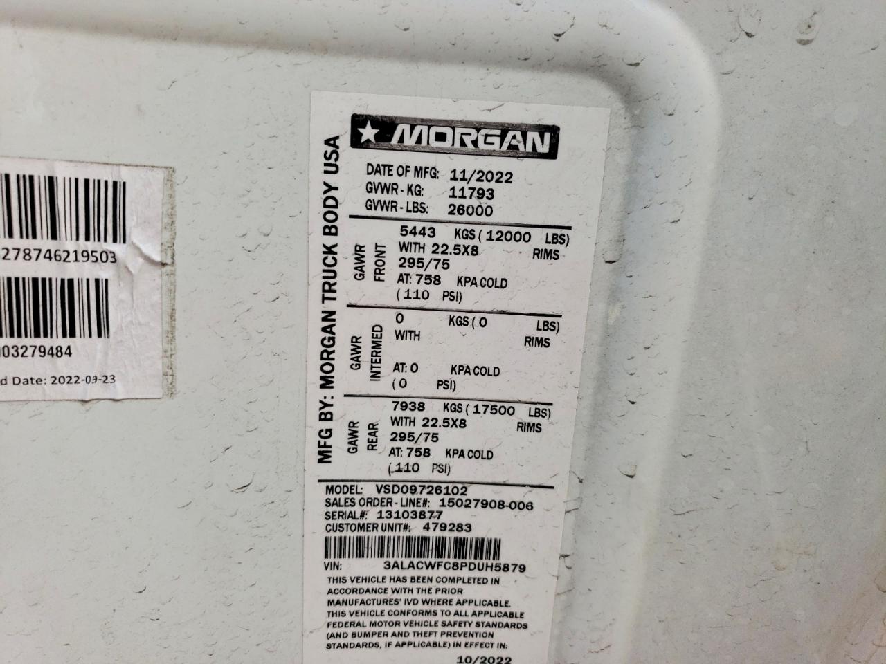 2023 FREIGHTLINER All other VIN 3ALACWFC8PDUH5879 photo 10