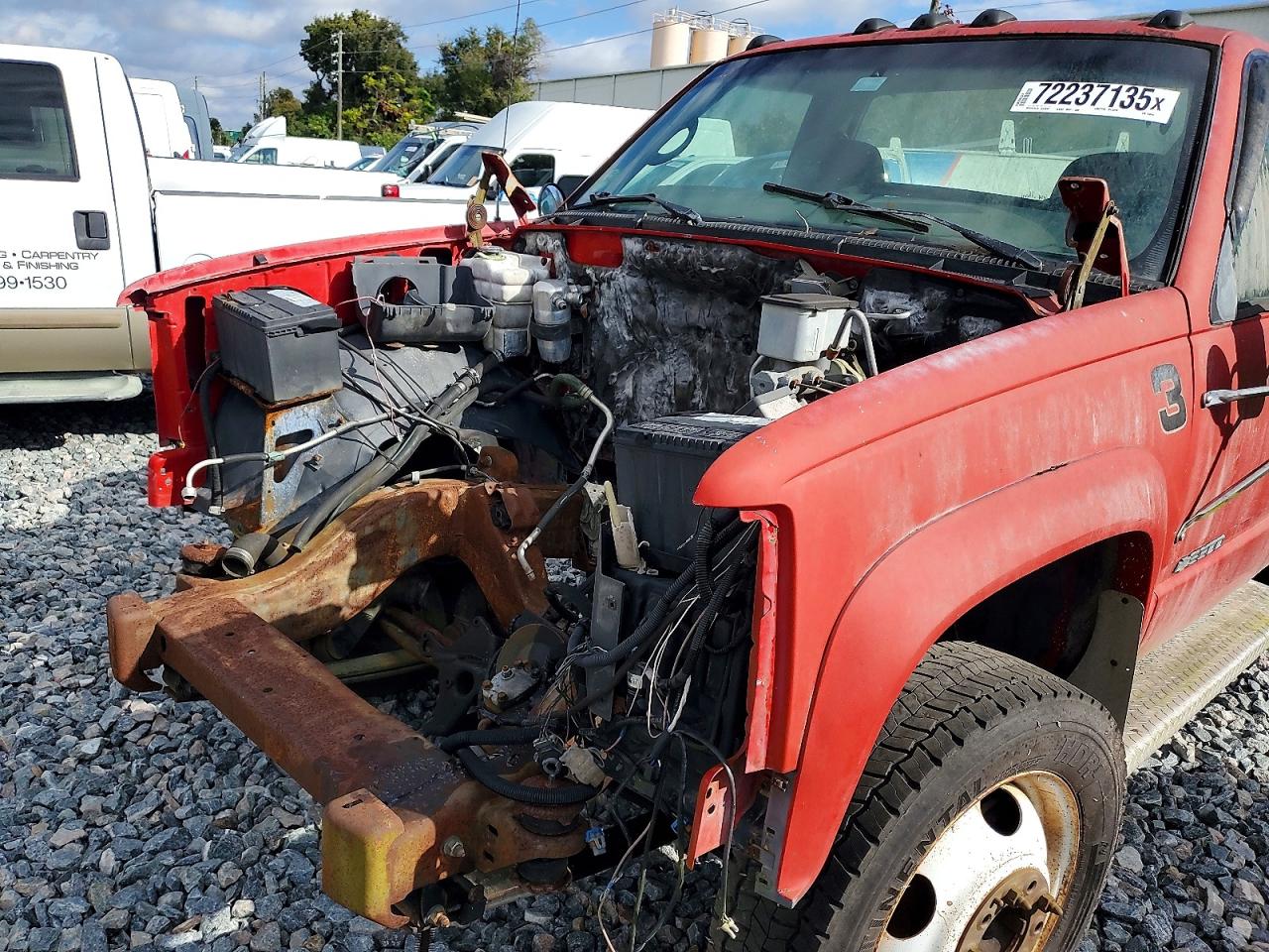 1999 GMC SIERRA VIN 1GDKC34F5XF050881 photo 9