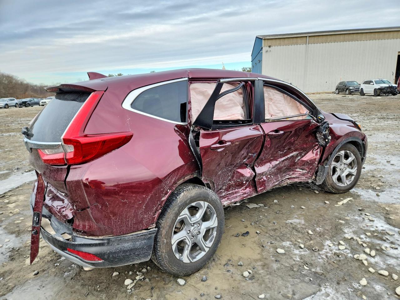 2018 Honda Crv VIN 2HKRW2H55JH622762 photo 3