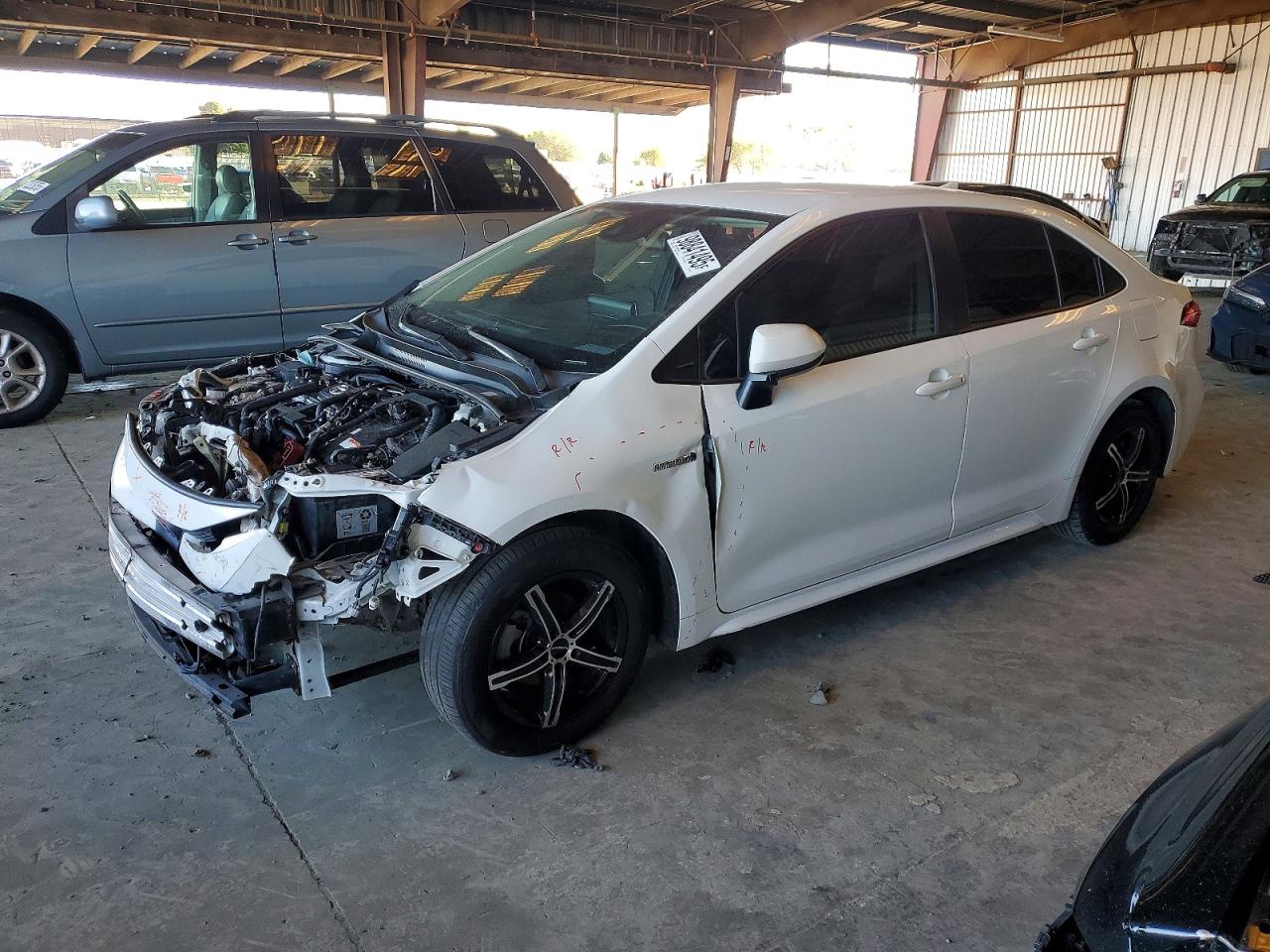 2021 Toyota Corolla VIN JTDEAMDE3MJ017455 photo 1