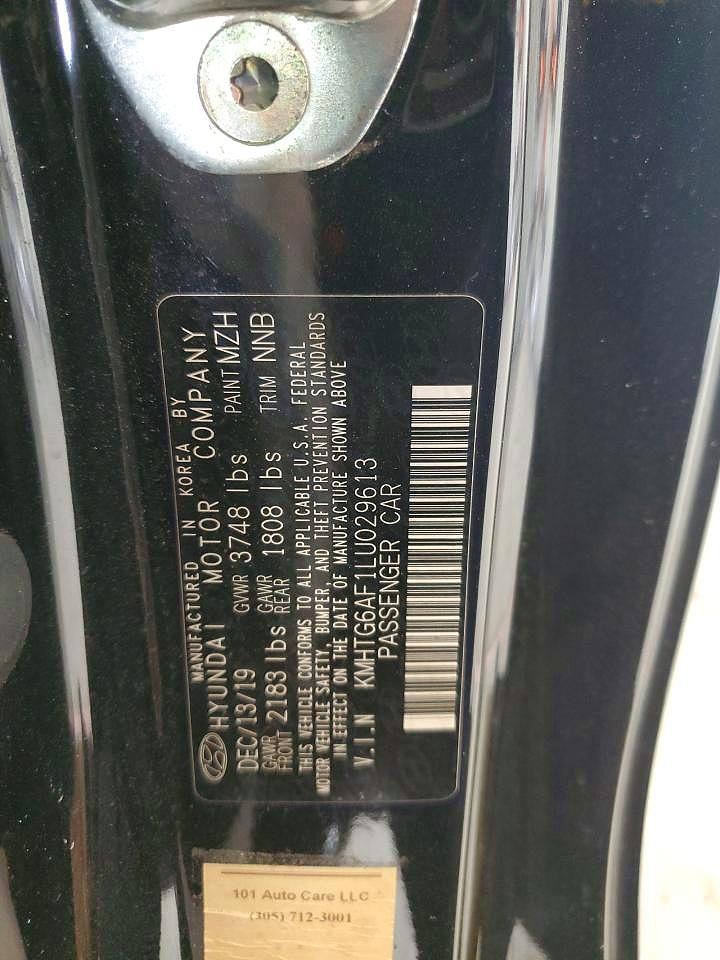 2020 Hyundai Veloster VIN KMHTG6AF1LU029613 photo 12