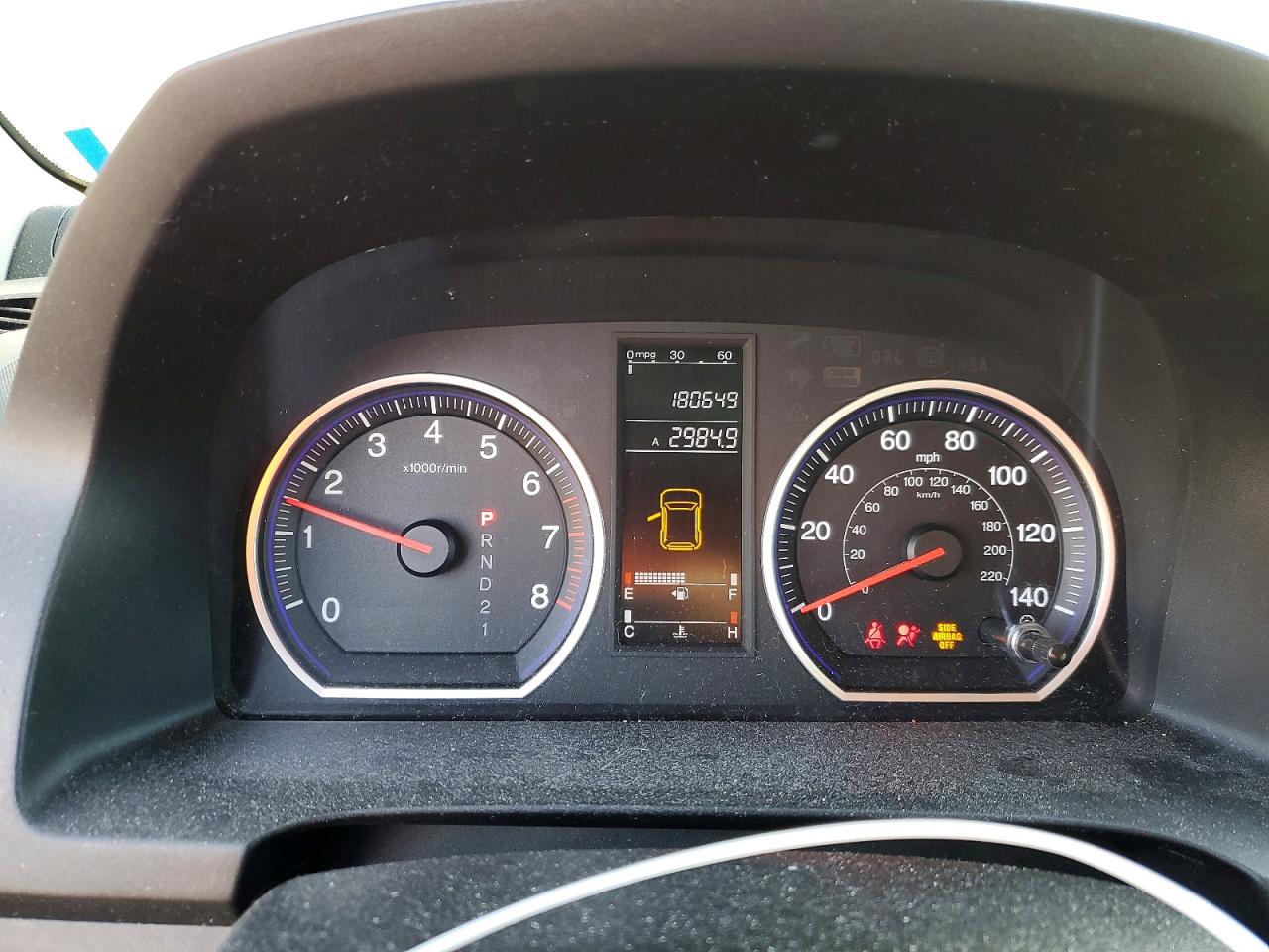 2008 Honda Crv VIN 5J6RE38358L000945 photo 9
