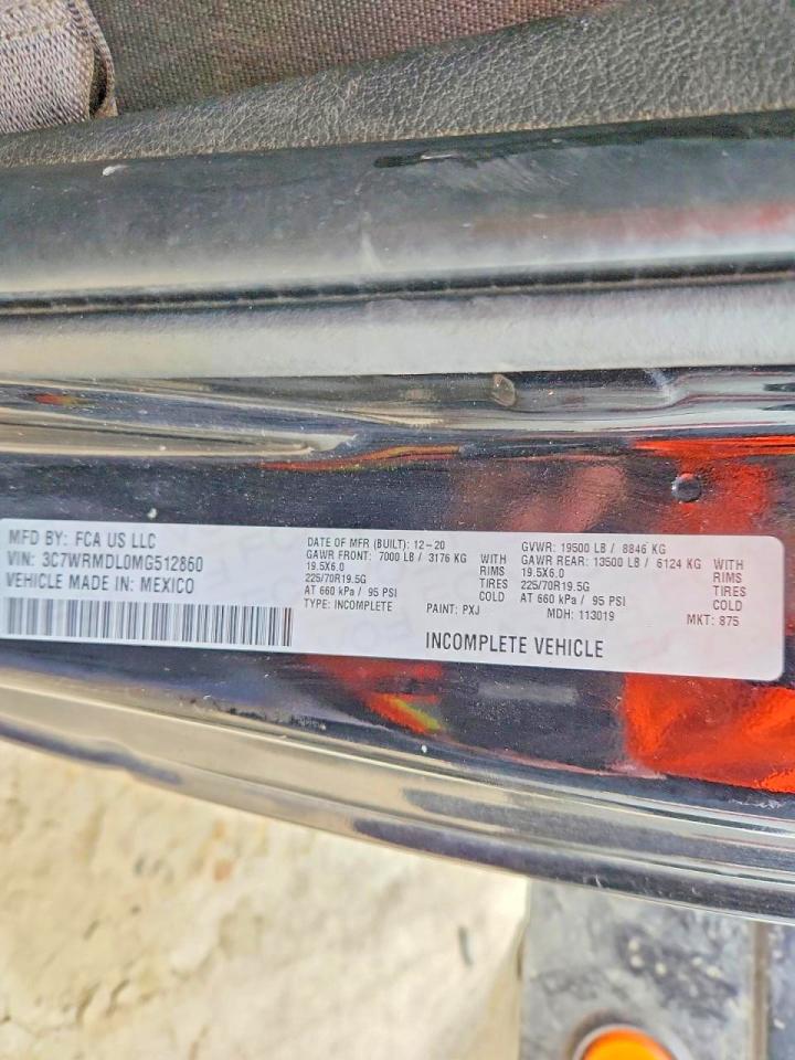 2021 Ram 5500 VIN 3C7WRMDL0MG512860 photo 10