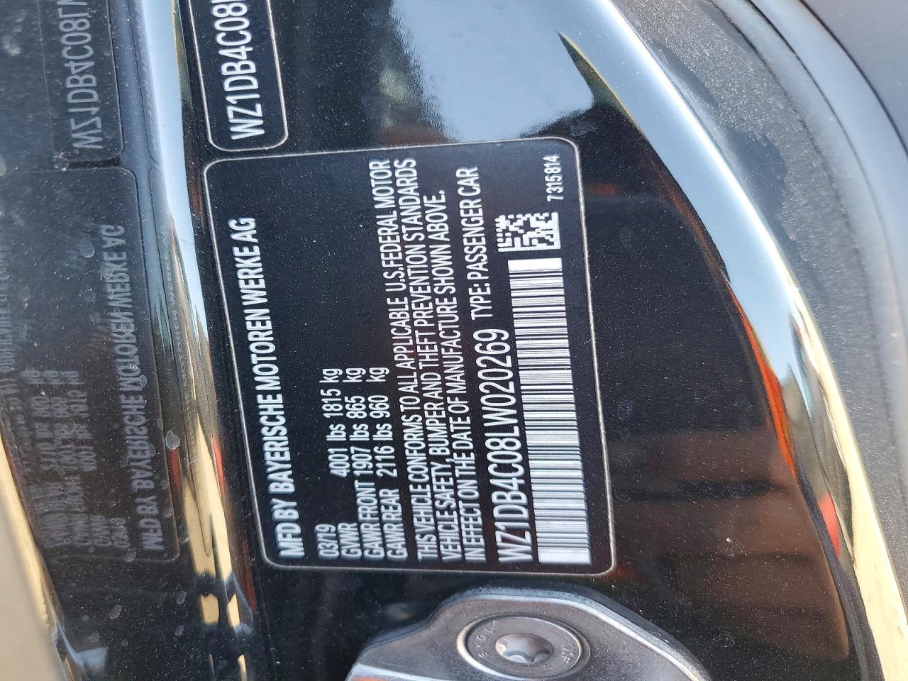 2020 Toyota All other VIN WZ1DB4C08LW020269 photo 12
