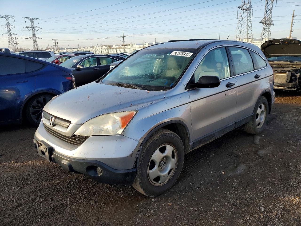 2008 Honda Crv VIN 5J6RE38358L000945 photo 1