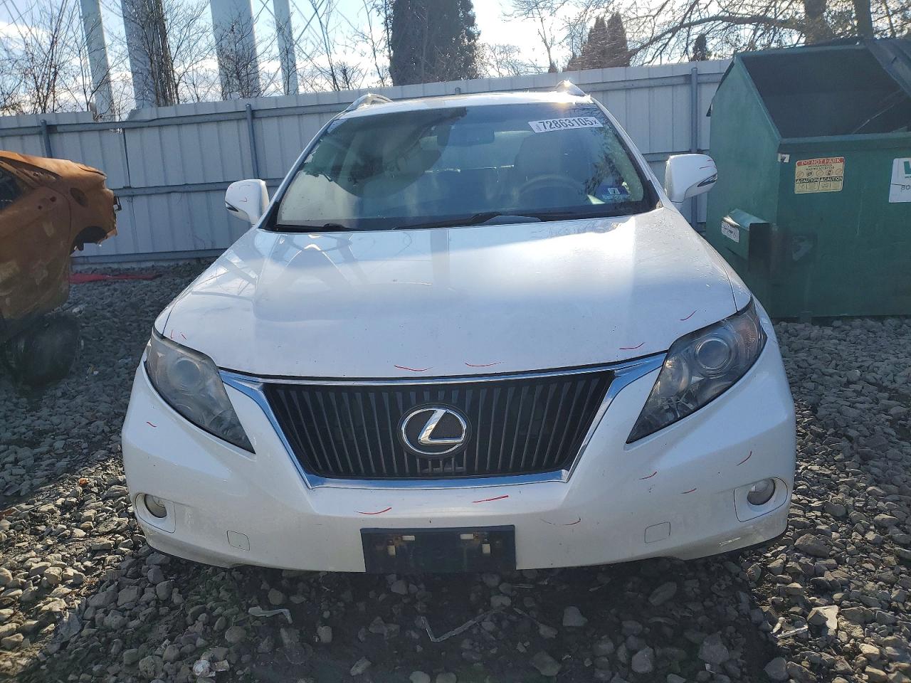 2010 Lexus Rx350 VIN 2T2BK1BA0AC028012 photo 5