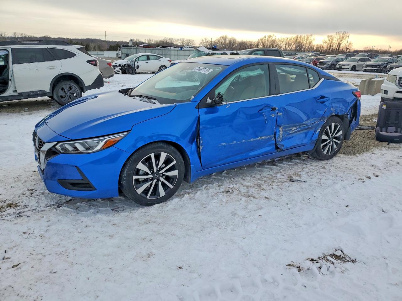2022 Niss Sentra VIN 3N1AB8CV8NY284921 photo 1