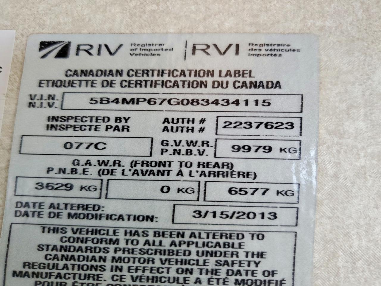 2008 FLEETWOOD All other VIN 5B4MP67G083434115 photo 10