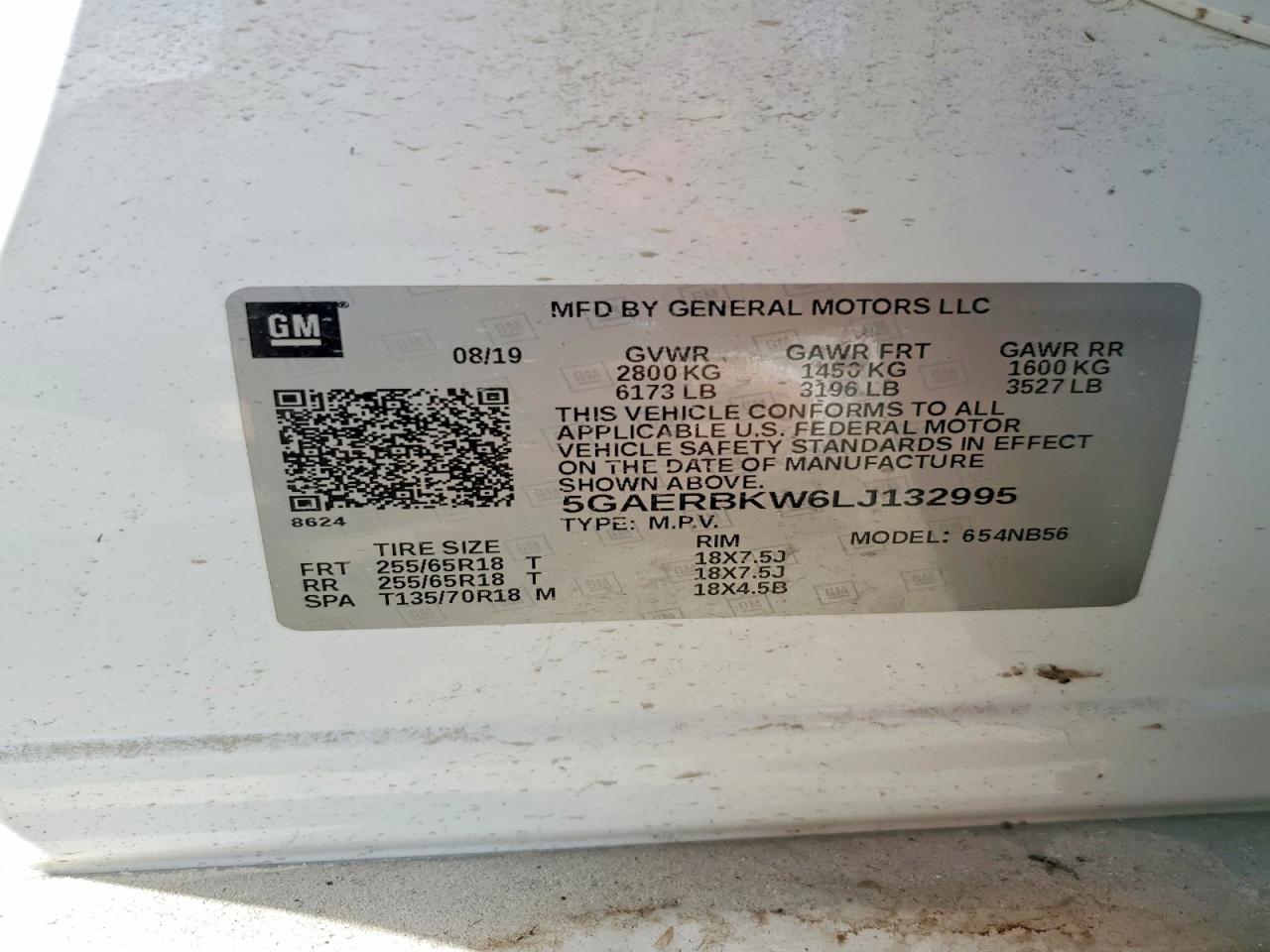 2020 Buick Enclave VIN 5GAERBKW6LJ132995 photo 12