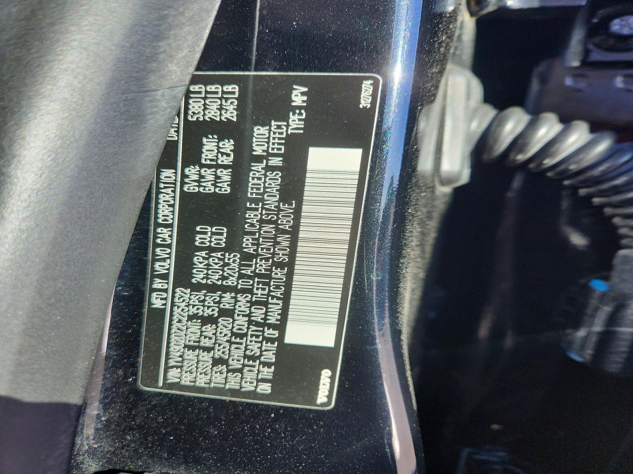 2012 Volv Xc60 VIN YV4902DZ2C2254522 photo 12