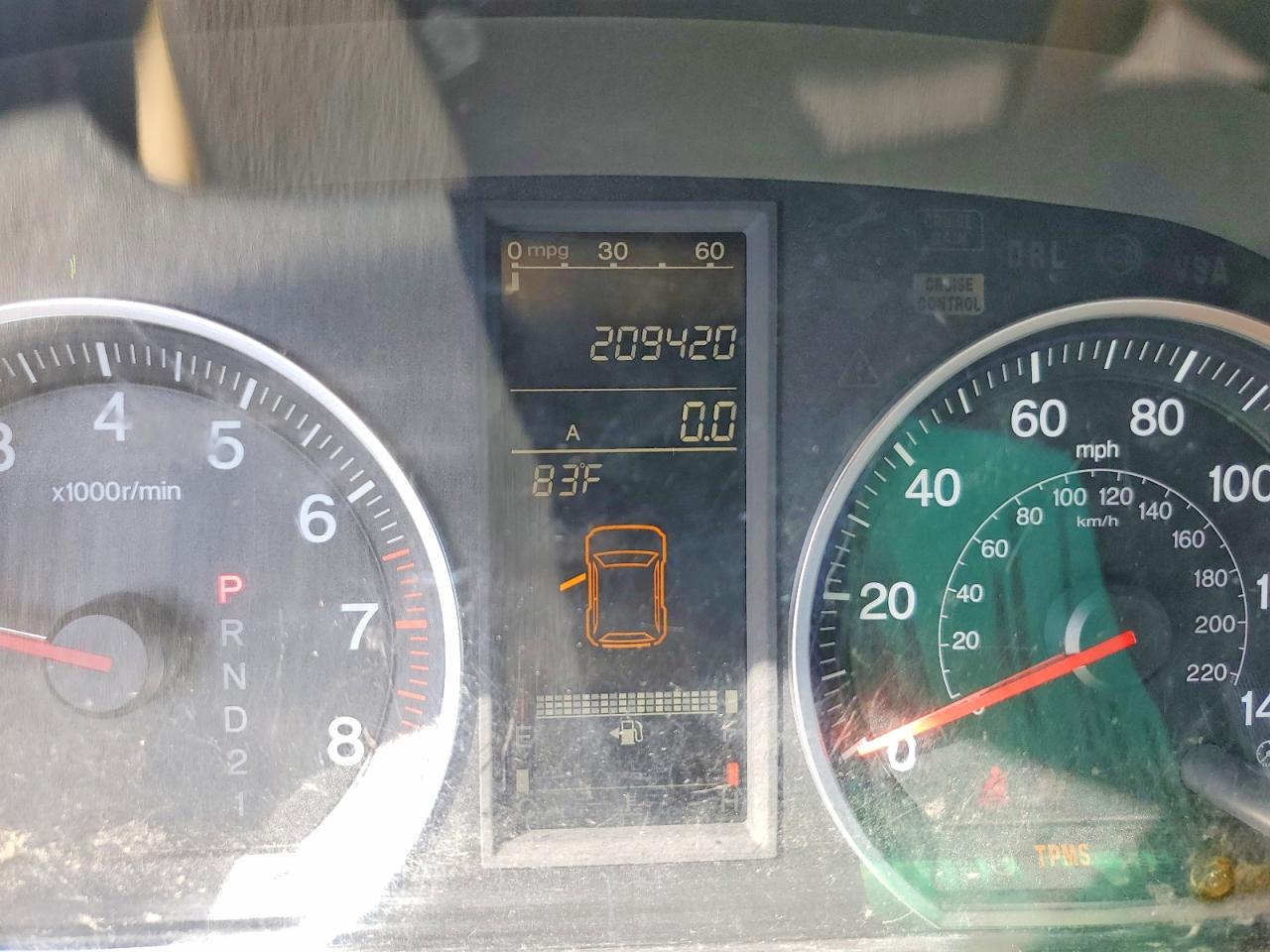 2007 Honda Crv VIN JHLRE38777C037165 photo 9