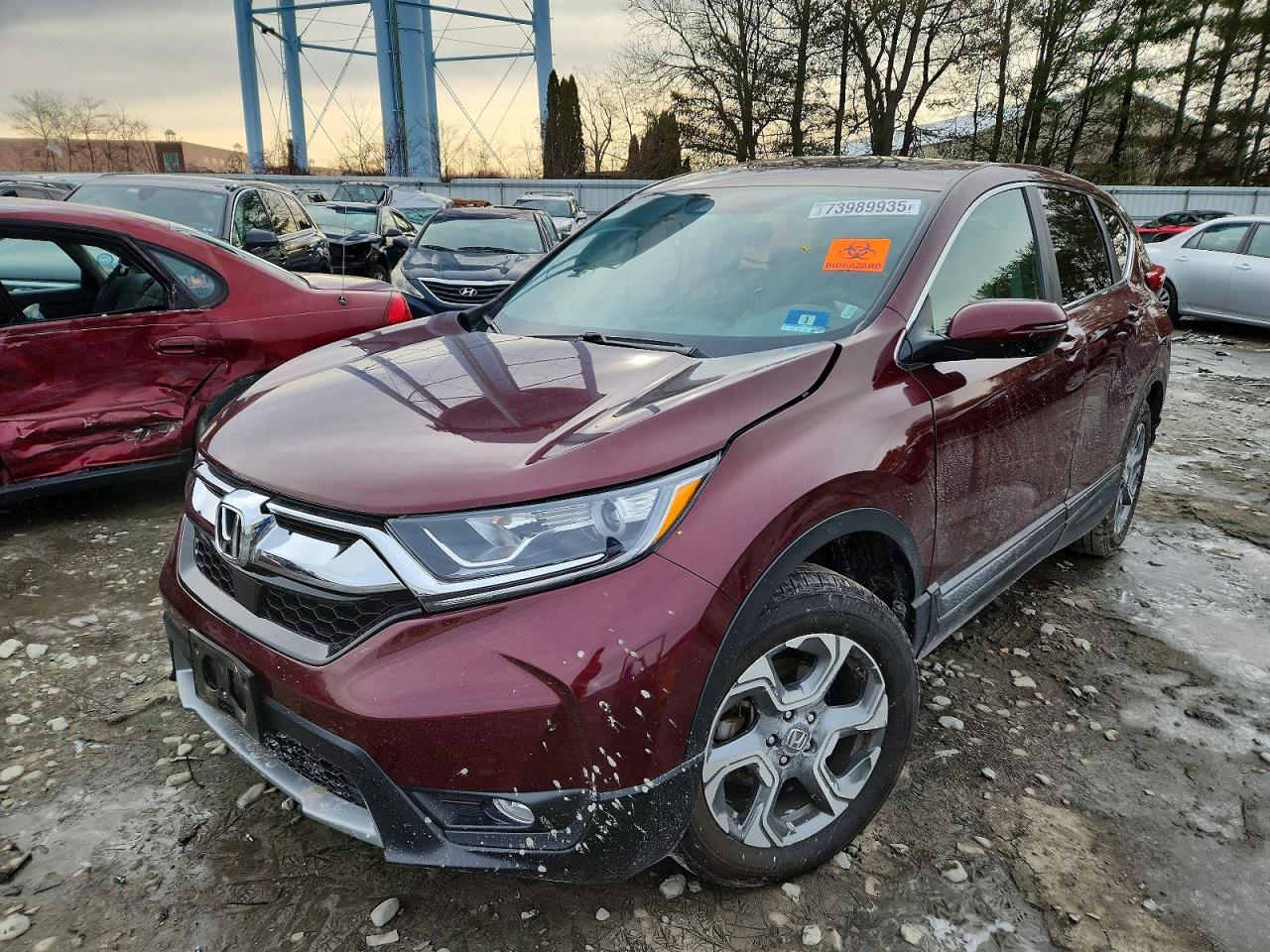 2018 Honda Crv VIN 2HKRW2H55JH622762 photo 1