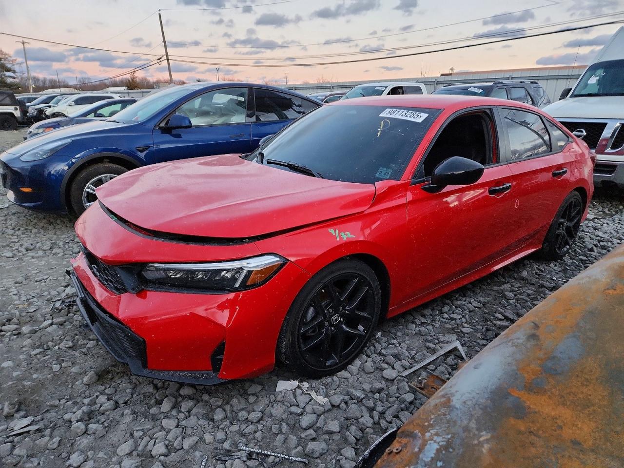 2025 Honda Civic VIN 2HGFE2F53SH596893 photo 1