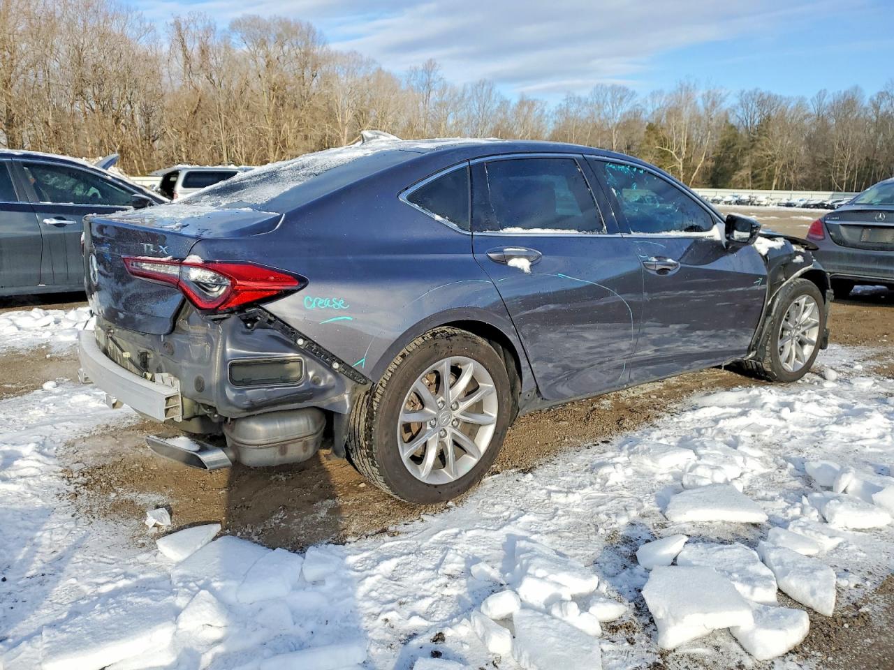 2022 Acura Tlx VIN 19UUB5F31NA001722 photo 3