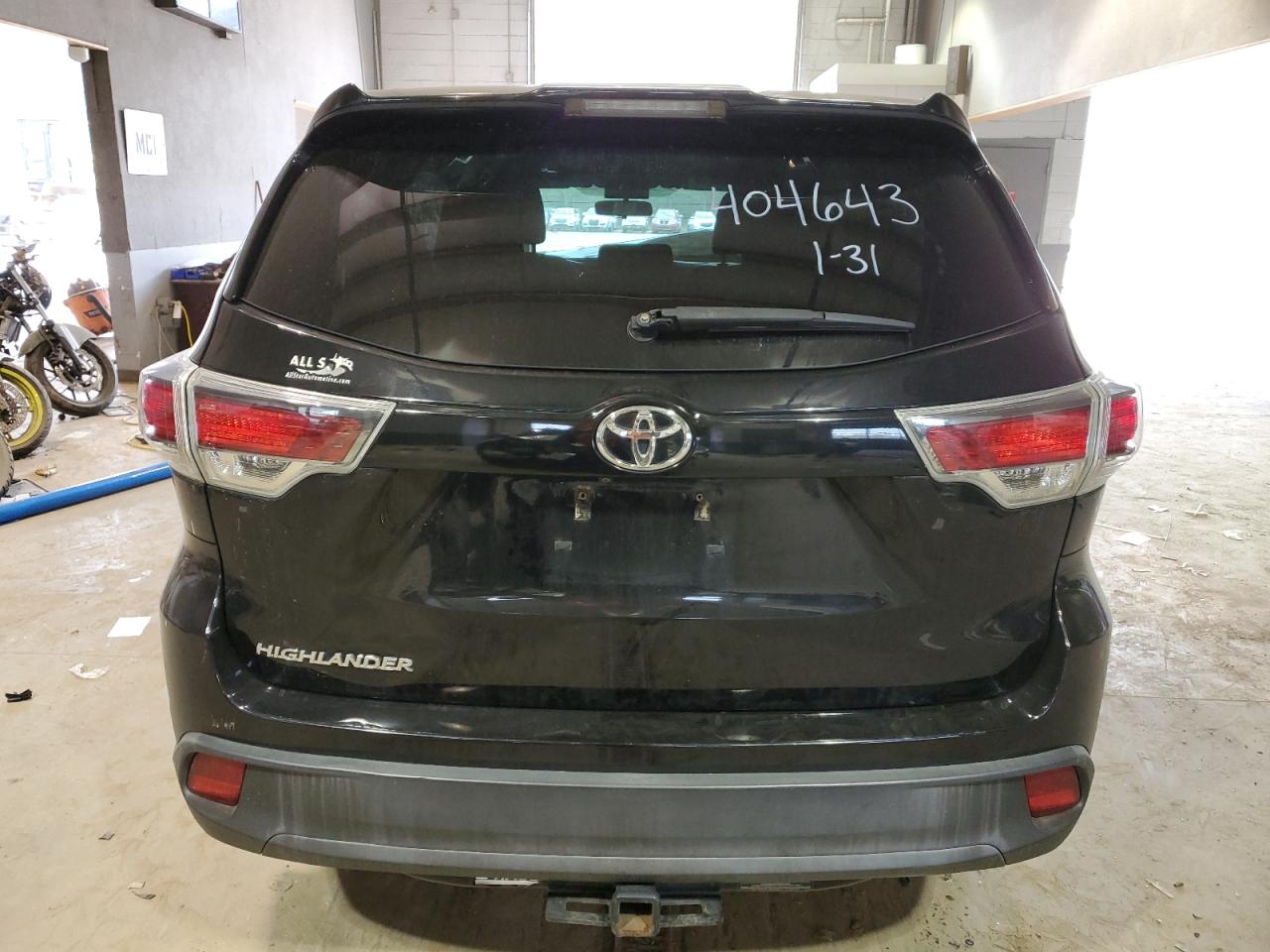 2016 TOYOTA Highlander VIN 5TDZKRFH2GS124099 photo 6