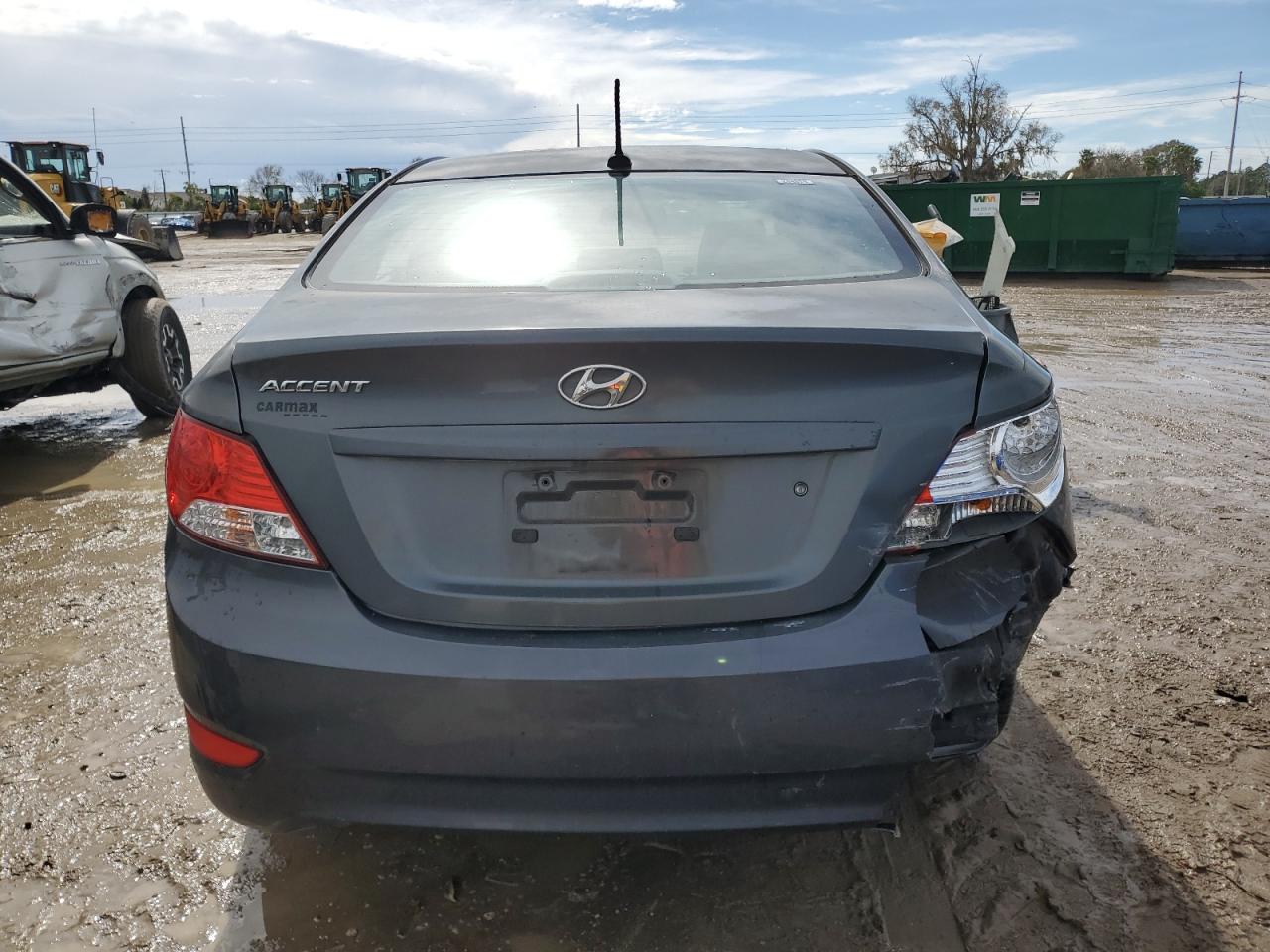 2012 HYUNDAI Accent VIN KMHCU4AEXCU160897 photo 6