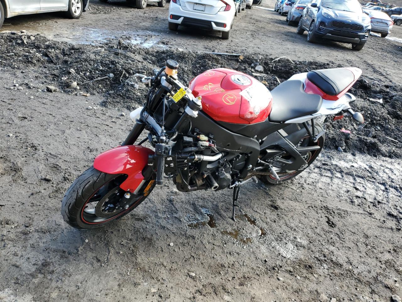 2013 YAMAHA YZFR6 VIN JYARJ16E1DA029225 photo 2