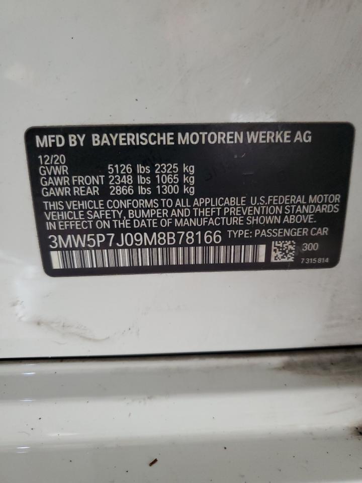 2021 BMW 3 series VIN 3MW5P7J09M8B78166 photo 12