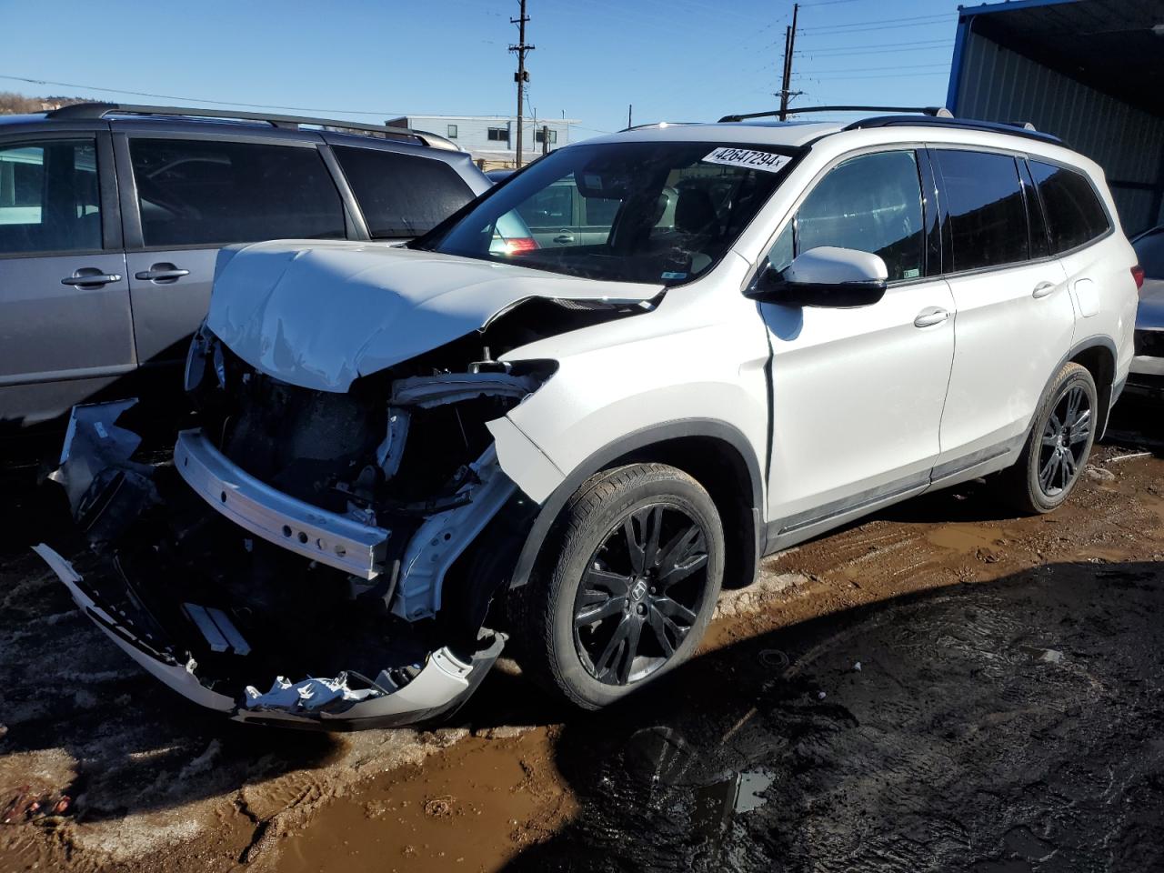 2022 Honda Pilot VIN 5FNYF6H76NB031011 photo 1
