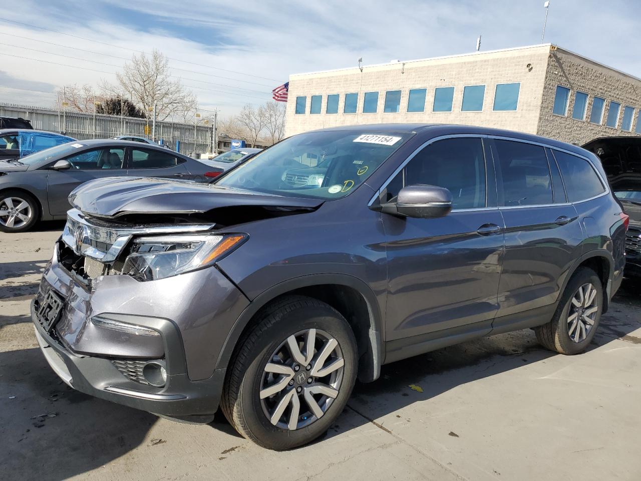 2021 HONDA Pilot VIN 5FNYF6H55MB004170 photo 1