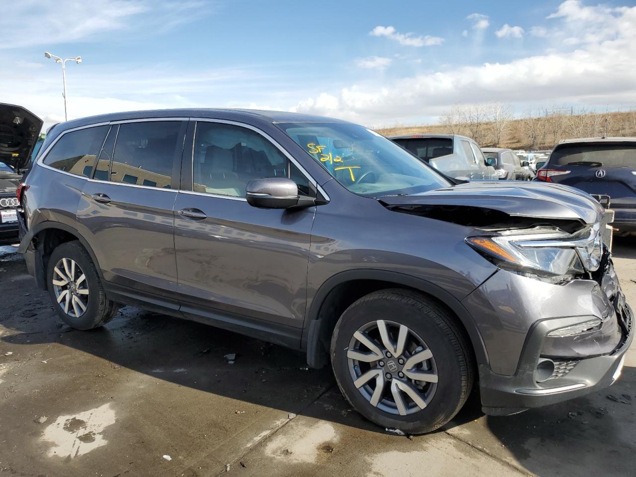 2021 HONDA Pilot VIN 5FNYF6H55MB004170 photo 4