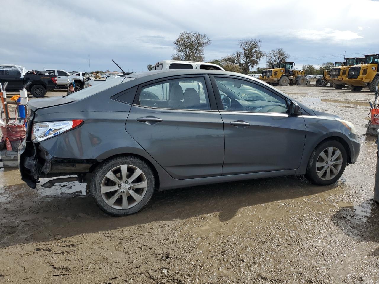 2012 HYUNDAI Accent VIN KMHCU4AEXCU160897 photo 3