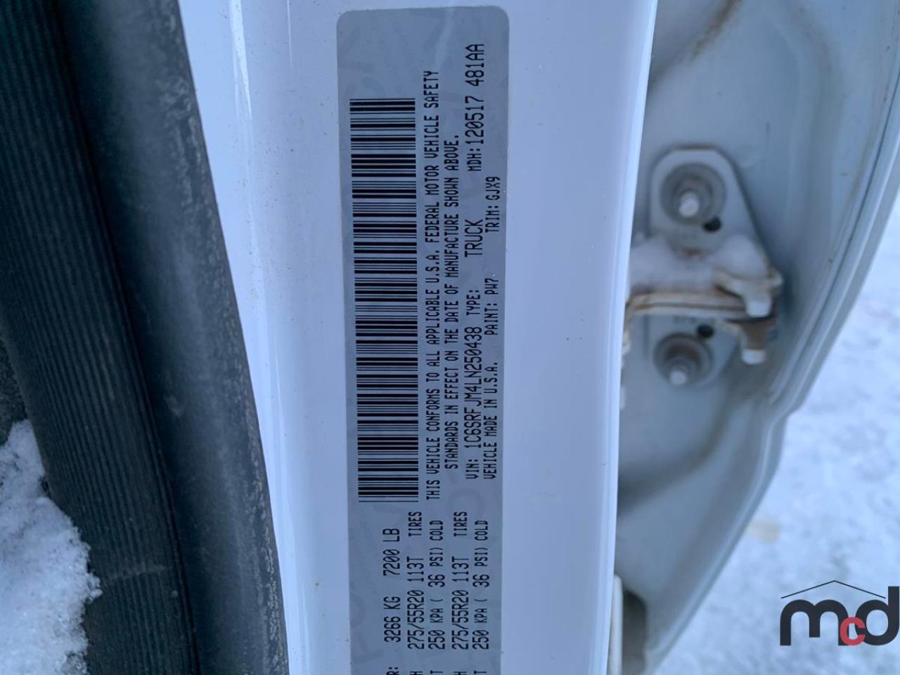 2020 RAM 1500 VIN 1C6SRFJM4LN250438 photo 9