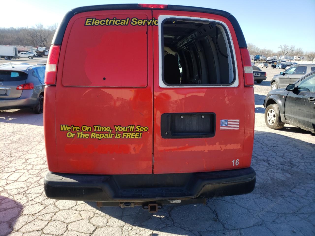 2013 CHEVROLET Express 2500 VIN 1GCWGFCA9D1186960 photo 6