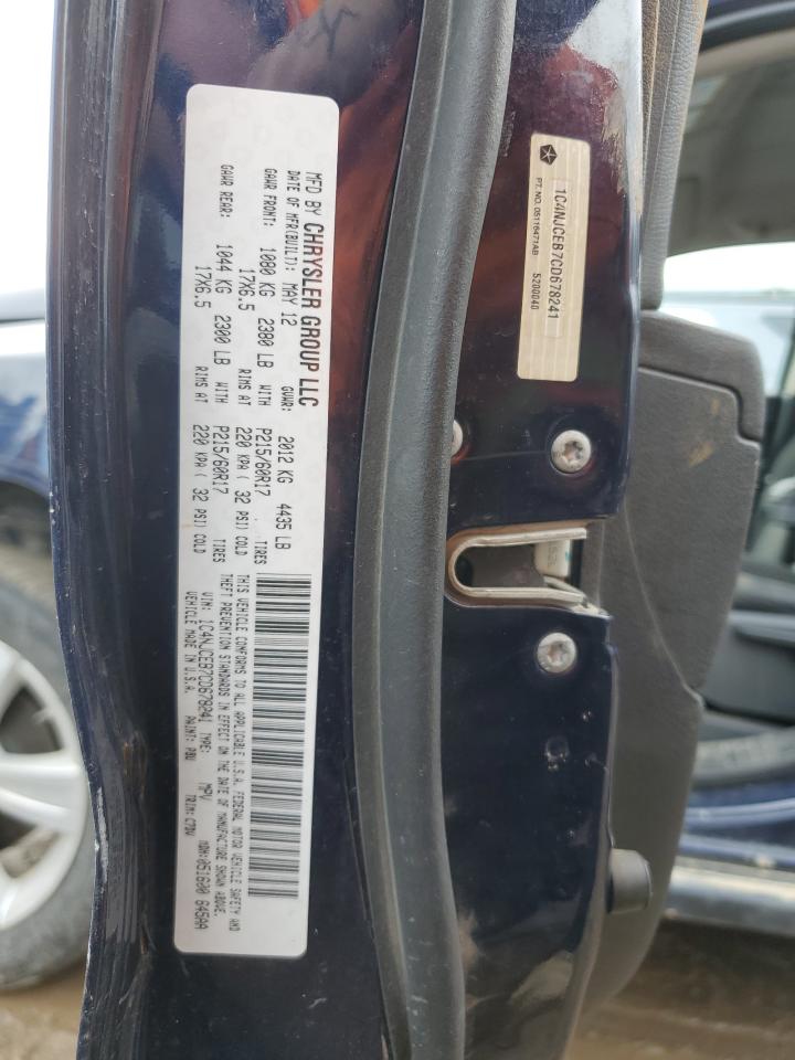 2012 JEEP Compass VIN 1C4NJCEB7CD678241 photo 12