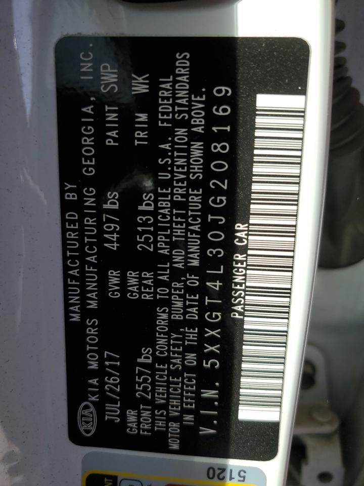 2018 KIA Optima VIN 5XXGT4L30JG208169 photo 12