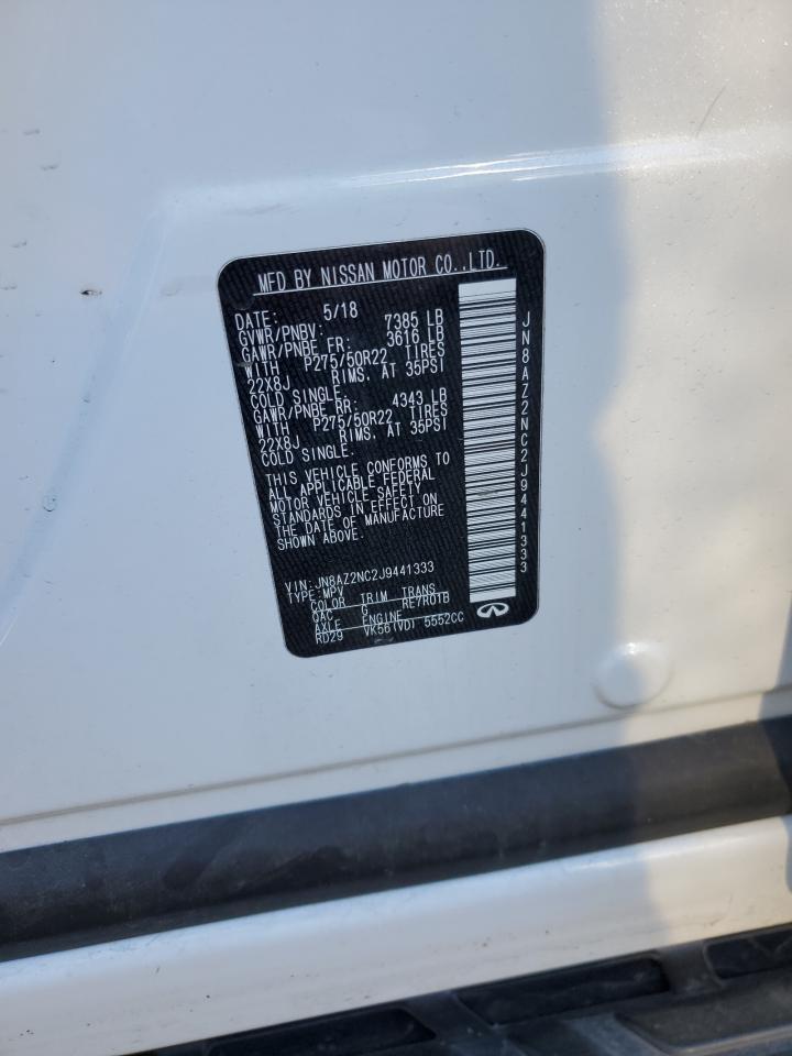 2018 INFINITI Qx80 VIN JN8AZ2NC2J9441333 photo 12