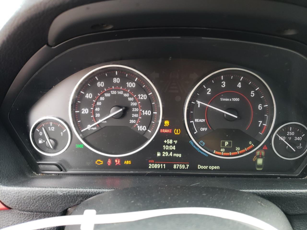 2013 BMW 3 series VIN WBA3A5C5XDF350766 photo 9