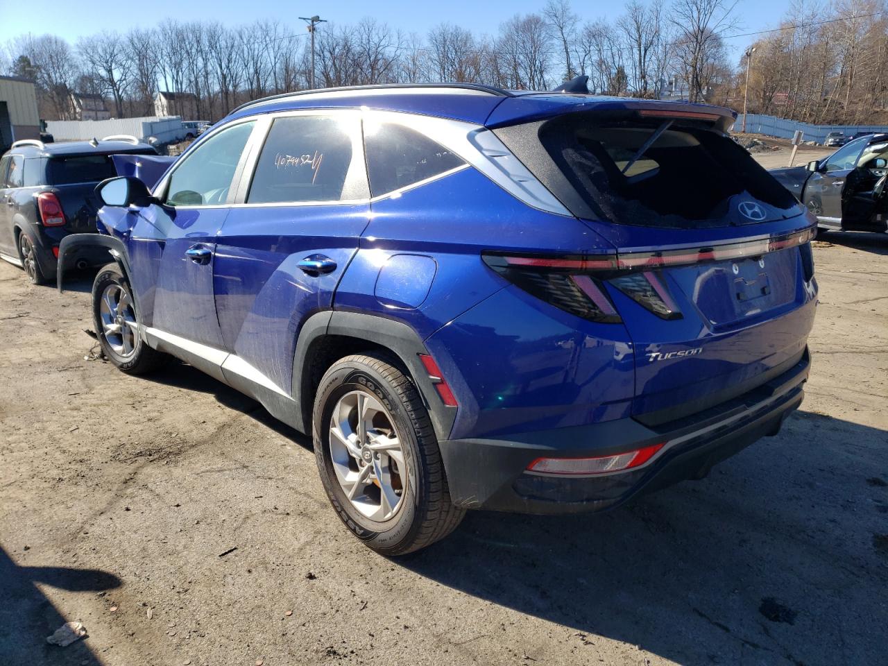 2022 HYUNDAI Tucson VIN 5NMJBCAEXNH088721 photo 2