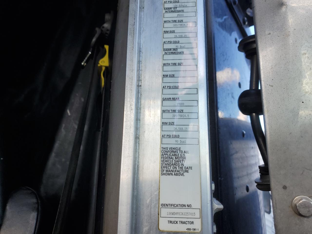 2019 KENWORTH All other VIN 1XKWD49X3KJ257015 photo 10