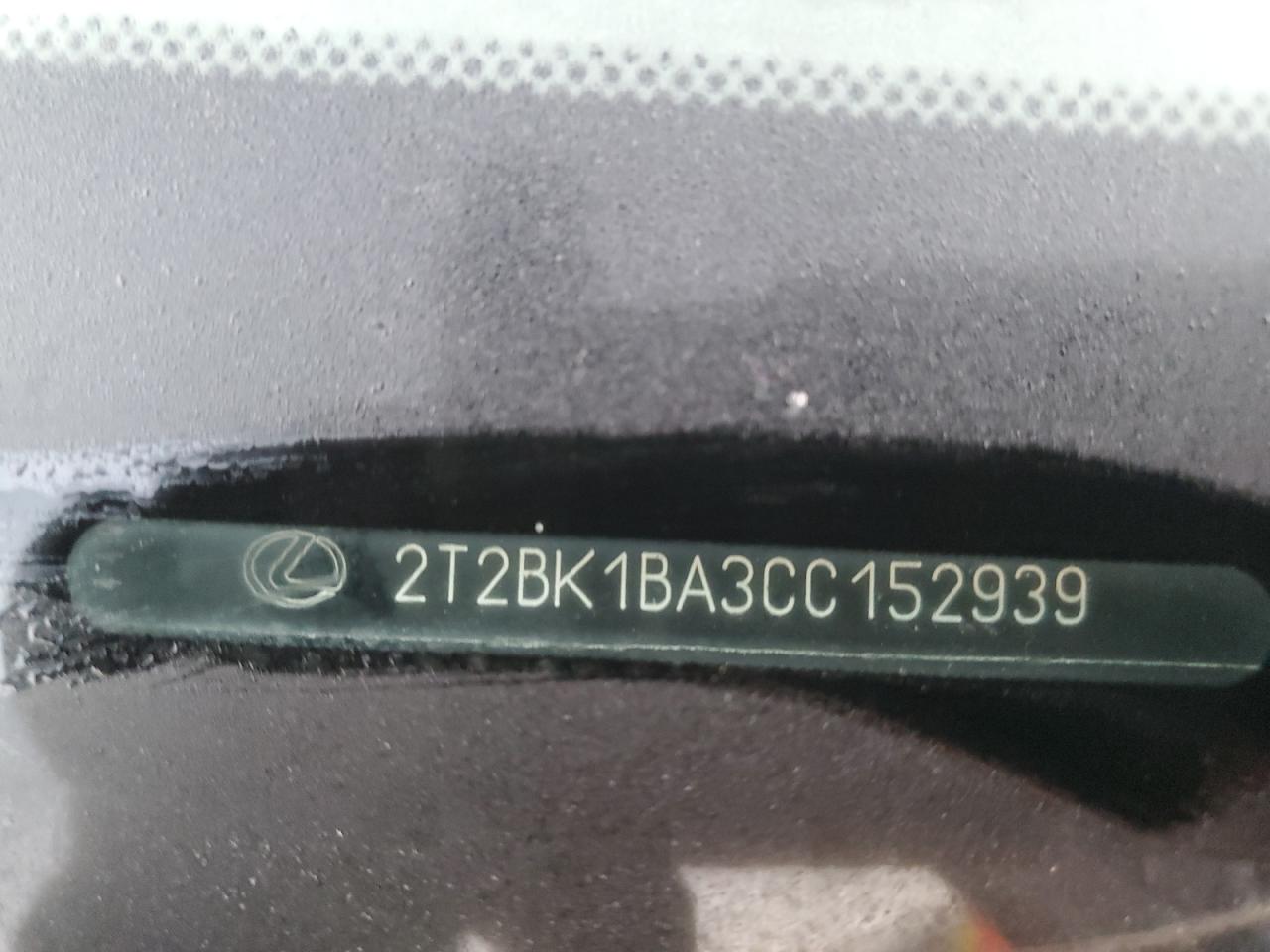 2012 LEXUS Rx350 VIN 2T2BK1BA3CC152939 photo 12